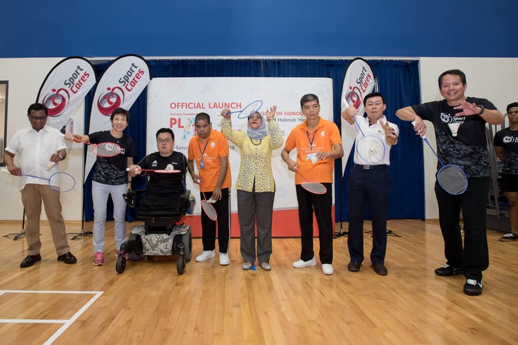 Photo of Guest of Honour and special guests at launch event of Play-Ability